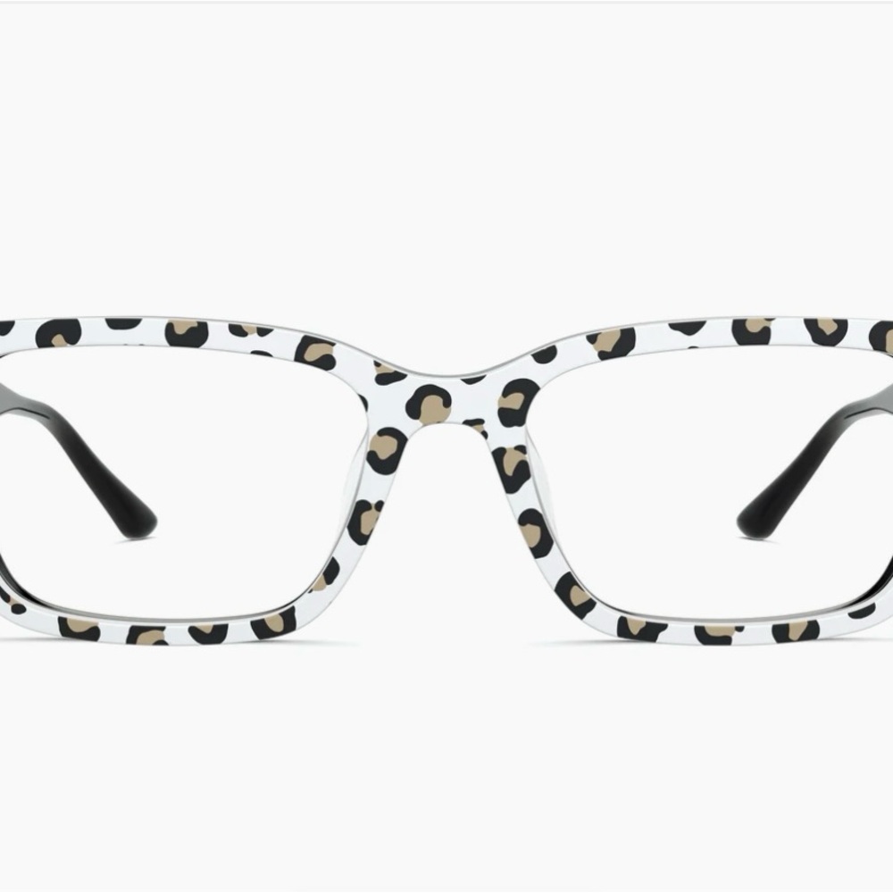 Leopard Print Women's Pair Eyeware Glasses TOPPER